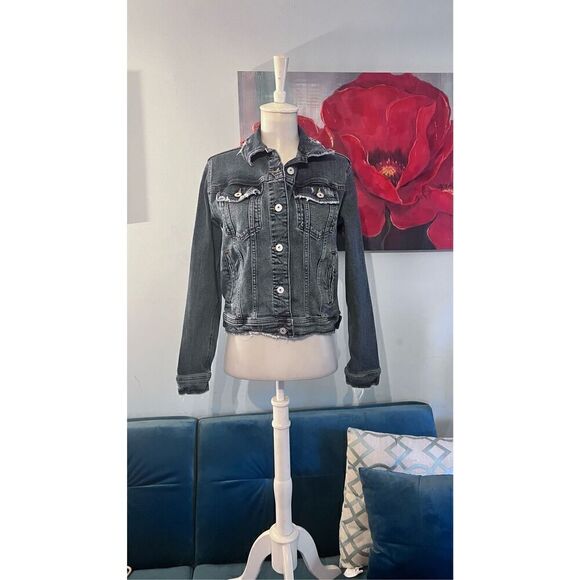 ZARA JEAN JACKET WOMENS SIZE M - Picture 2 of 10